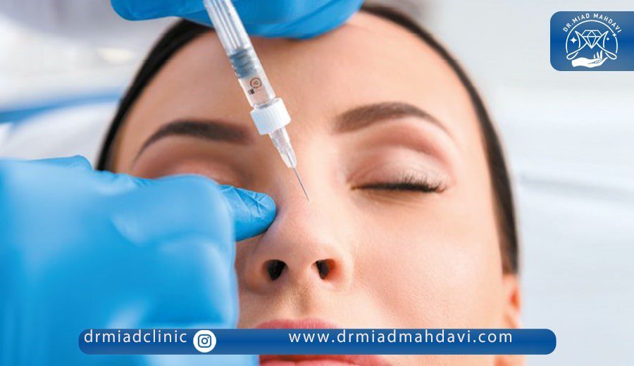 مراحل تزریق فیلر بینی